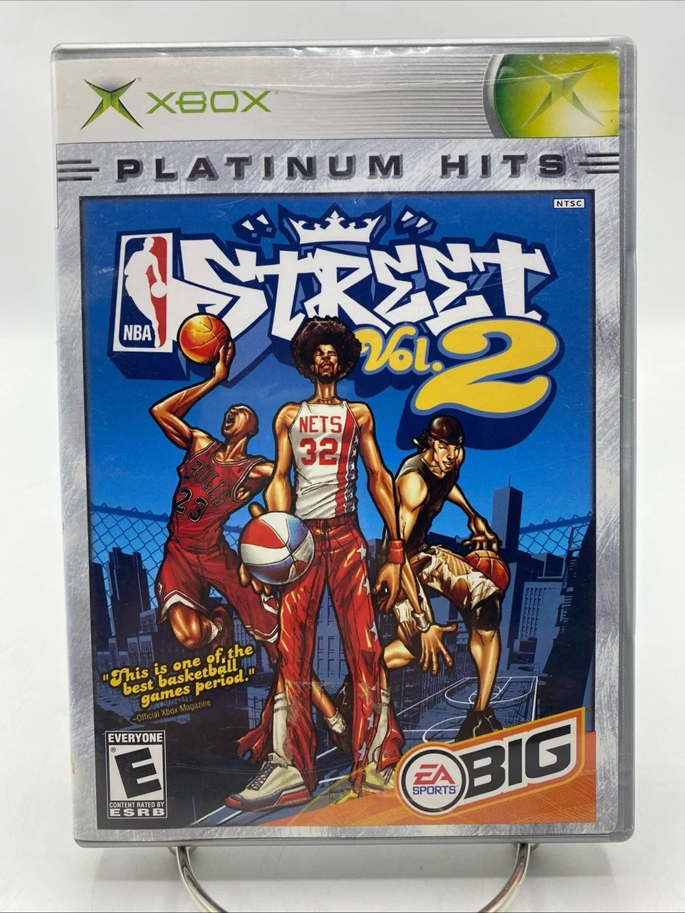 NBA Street Vol. 2 OG Xbox Good Condition Platinum Hits Video Game Basketball